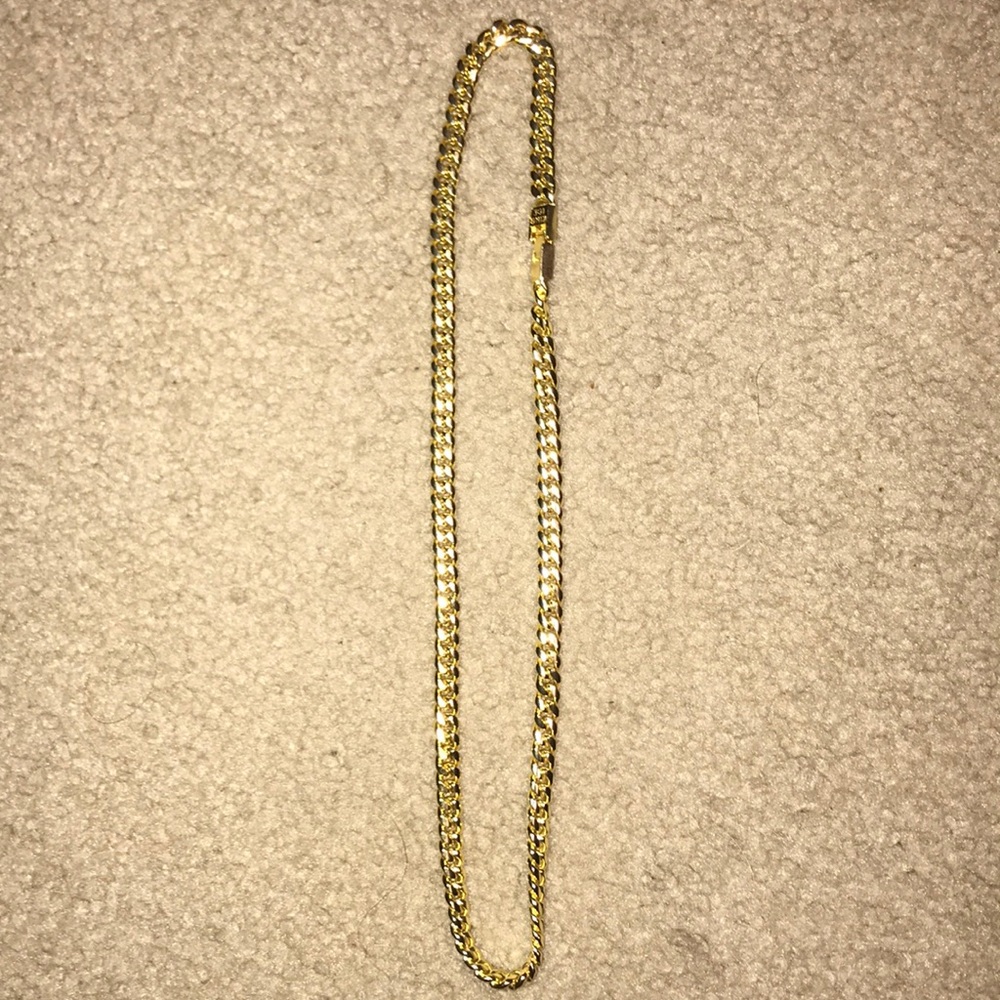 14K gold plated chain